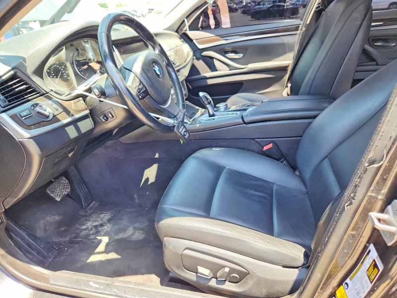 2015 BMW 5er VIN WBA5A7C58FD626803 COPART salvage auction — SIDE, Tx - Bonded Title - Salvage, sold $175 on 2026-07-16 (photo 7)