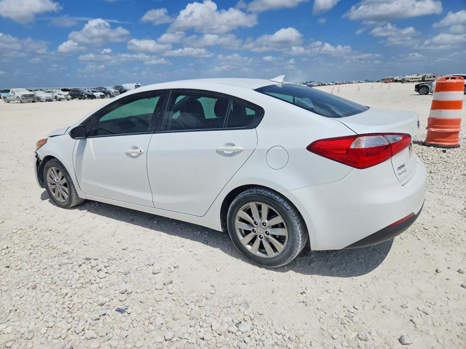 2015 Kia Forte VIN KNAFX4A63F5385014 COPART salvage auction — FRONT END, Tx - Salvage Vehicle Title, sold $1,300 on 2026-07-30 (photo 2)