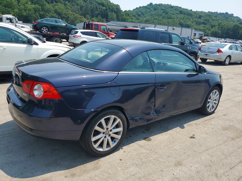 2007 Volkswagen Eos VIN WVWFA71F67V023234 COPART salvage auction — SIDE, PA - CERTIFICATE OF SALVAGE, sold $1,200 on 2026-08-13 (photo 3)