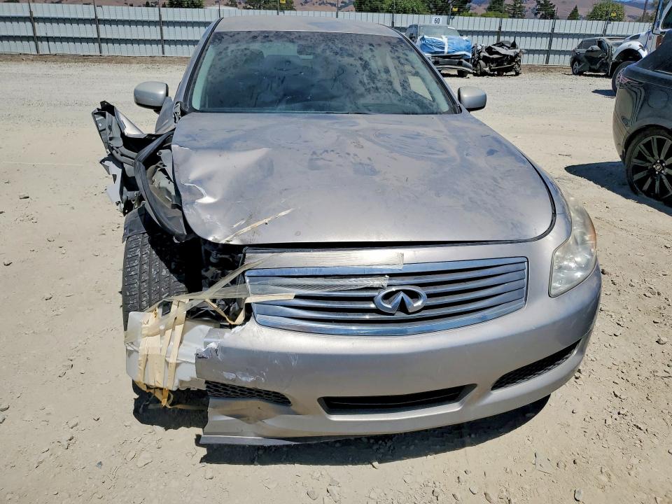 2008 Infiniti G35 VIN JNKBV61E78M219290 COPART salvage auction — FRONT END, CA - DIS/DLR/EXP ONLY CLEAN TITLE, sold $60 on 2026-07-30 (photo 5)