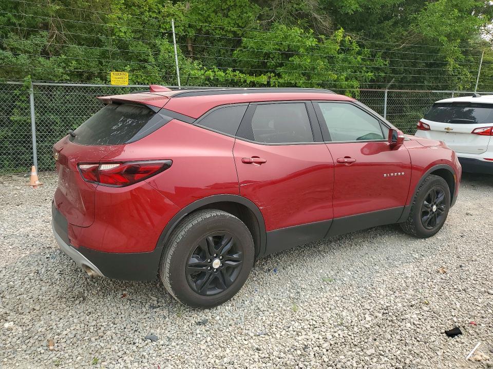 2020 Chevrolet Blazer VIN 3GNKBCRSXLS666764 COPART salvage auction — HAIL, Oh - Cert Of Title-Salvage, sold $9,200 on 2026-08-19 (photo 3)