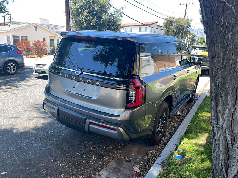 2026 Nissan Armada VIN JN8AY3AD4T9320166 COPART salvage auction — SIDE, CA - CERT OF TITLE OR SALVAGE ACQ (P), sold $525 on 2026-07-21 (photo 4)