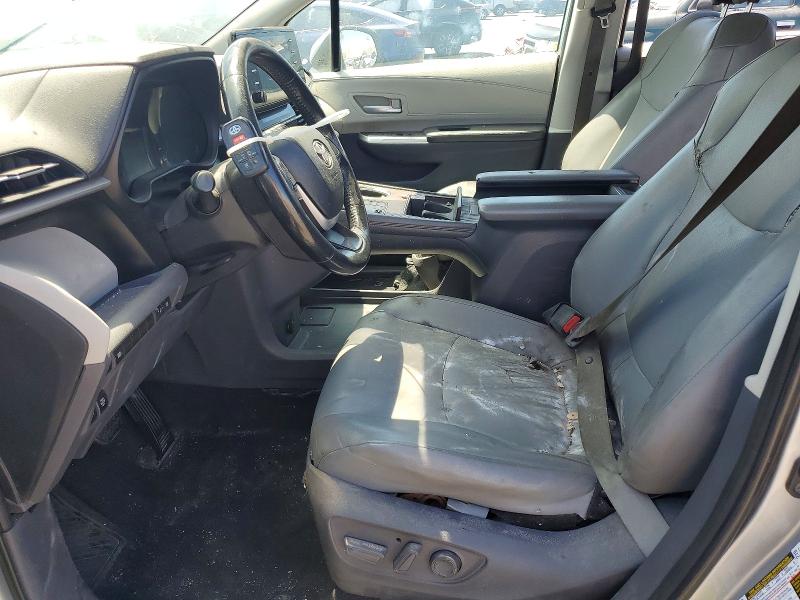 2021 Toyota Sienna VIN 5TDYSKFC7MS009632 COPART salvage auction — Burn Interior, CA - SALVAGE CERTIFICATE, sold $5,800 on 2026-07-29 (photo 7)
