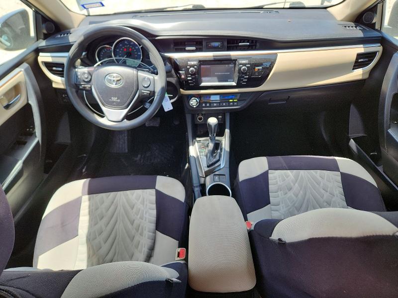 2015 Toyota Corolla VIN 5YFBURHE8FP322529 COPART salvage auction — REAR END, Tx - Salvage Vehicle Title, sold $100 on 2026-07-23 (photo 8)