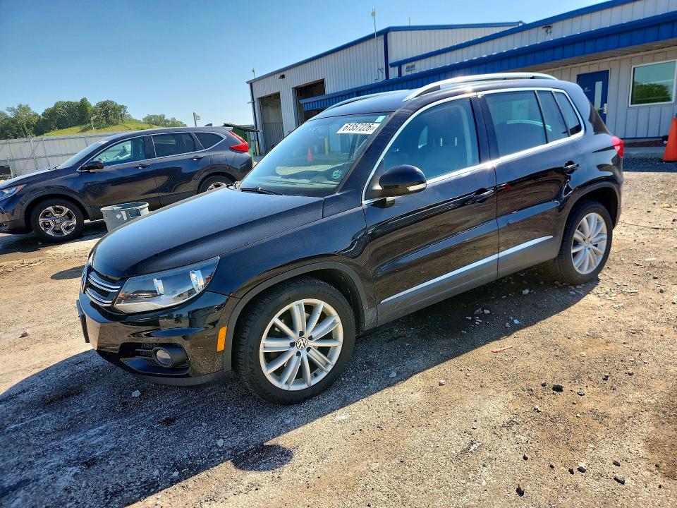 2012 Volkswagen Tiguan VIN WVGAV7AX4CW532388 COPART salvage auction — MINOR DENT/SCRATCHES, Wi - Certificate Of Title, sold $200 on 2026-07-21 (photo 1)