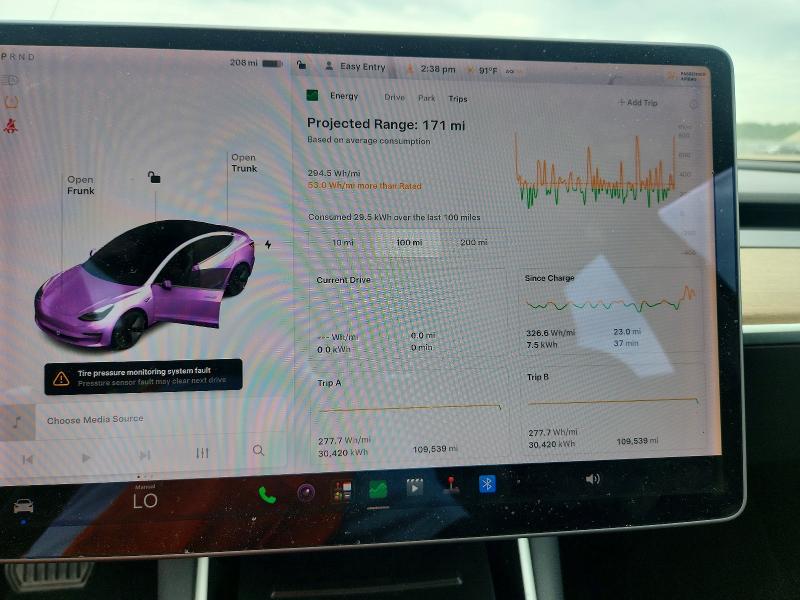 2020 Tesla Model 3 VIN 5YJ3E1EC7LF586225 COPART salvage auction — REAR END, Mo - Dealer Only Clean Title, sold $5,600 on 2026-07-30 (photo 9)