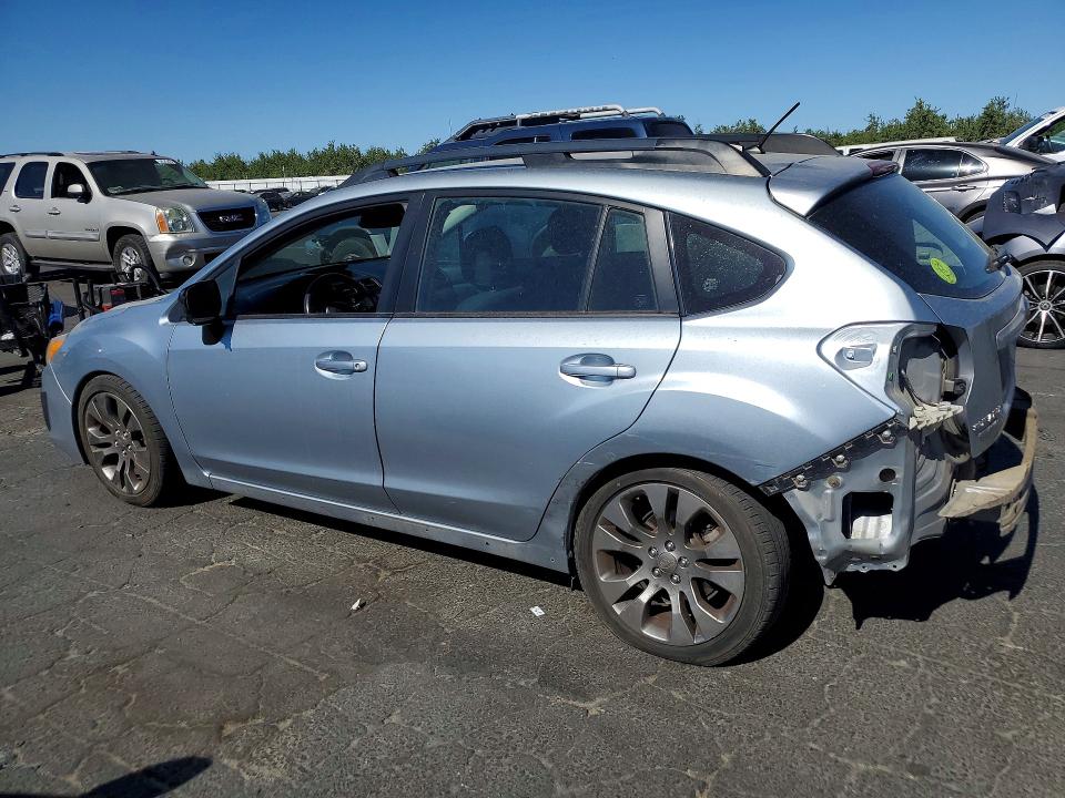 2014 Subaru Impreza VIN JF1GPAL60EH327190 COPART salvage auction — REAR END, CA - SALVAGE CERTIFICATE, sold $1,650 on 2026-07-23 (photo 2)