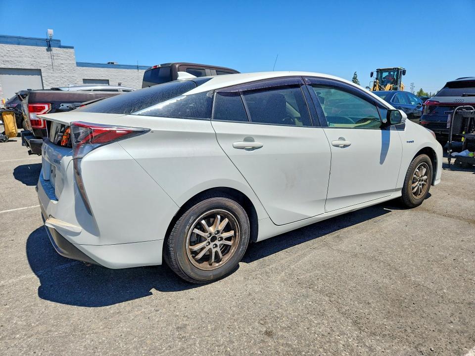 2016 Toyota Prius VIN JTDKBRFU1G3013298 COPART salvage auction — REAR END, Ca - Salvage Certificate, sold $2,350 on 2026-07-23 (photo 3)