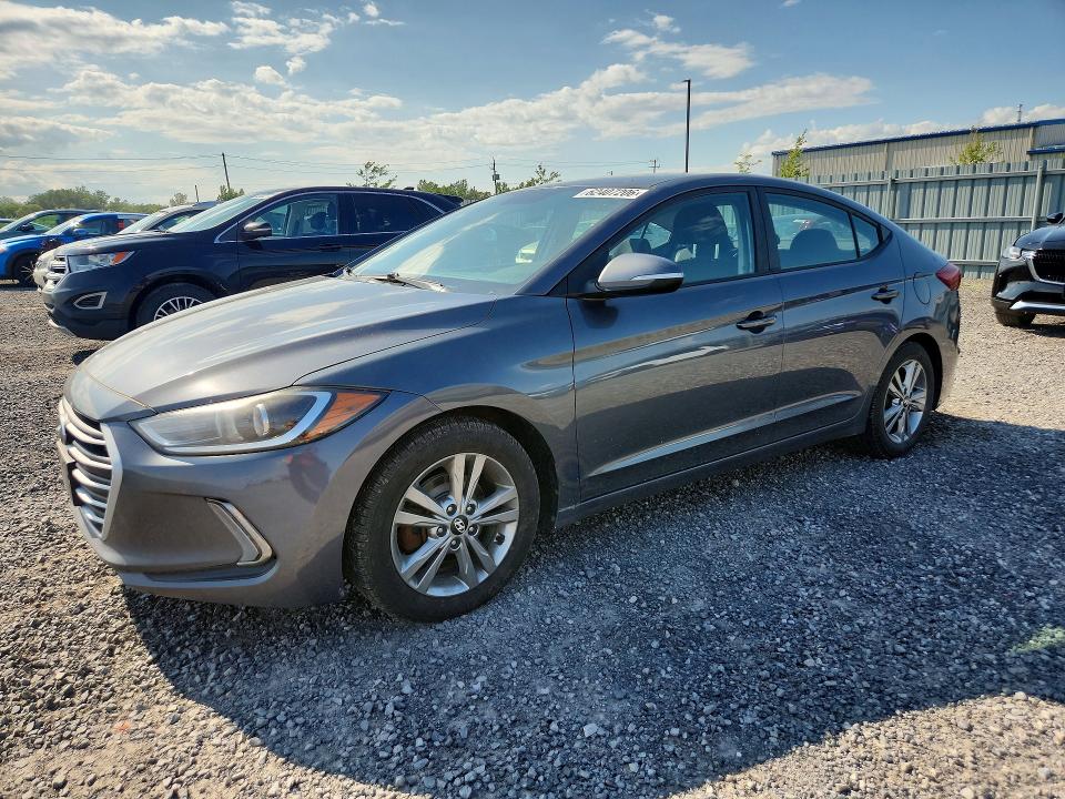 2018 Hyundai Elantra VIN KMHD84LF7JU553123 COPART salvage auction — MECHANICAL, On - Permit No Brand - Unfit, sold $150 on 2026-07-30 (photo 1)