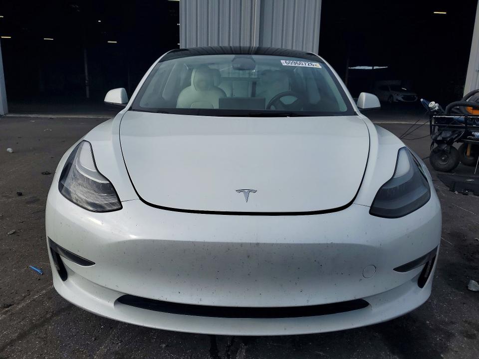 2023 Tesla Model 3 VIN 5YJ3E1EA3PF466653 COPART salvage auction — REAR END, Salvage Title, sold $8,100 on 2026-07-20 (photo 5)