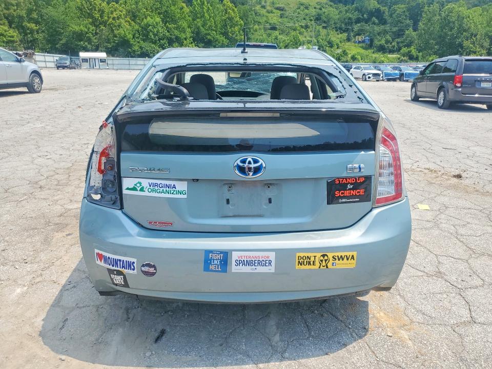 2015 Toyota Prius VIN JTDKN3DU7F1942848 COPART salvage auction — FRONT END, Wv - Salvage Certificate, sold $175 on 2026-07-23 (photo 6)