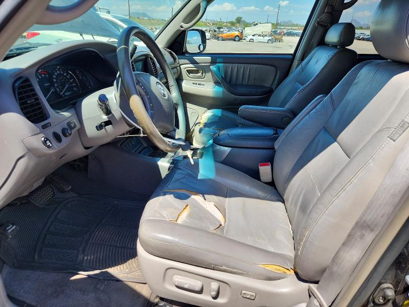 2005 Toyota Sequoia VIN 5TDZT38A55S243613 COPART salvage auction — NORMAL WEAR, Az - Cert Of Title-Restored Salvage, sold $750 on 2026-07-31 (photo 7)