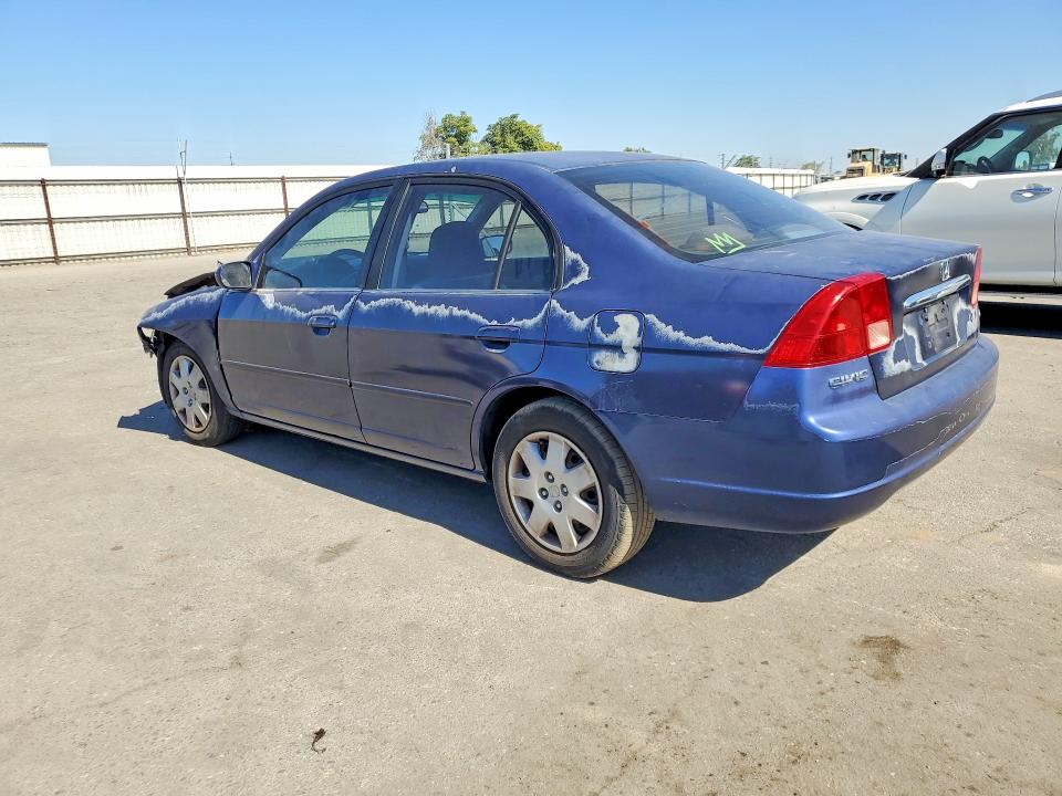 2002 Honda Civic VIN 2HGES26852H532403 COPART salvage auction — FRONT END, Ca - Salvage Certificate, sold $200 on 2026-07-31 (photo 2)