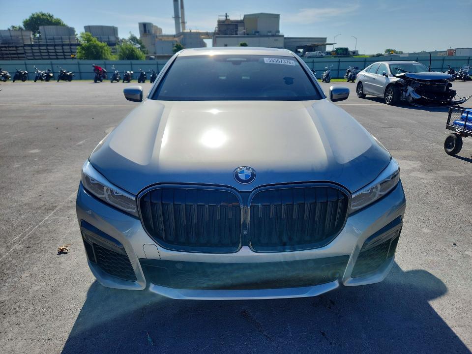 2020 BMW 7er VIN WBA7U2C08LGJ59870 COPART salvage auction — REAR END, Ok - Cert Of Title-Salvage, sold $18,500 on 2026-08-07 (photo 5)