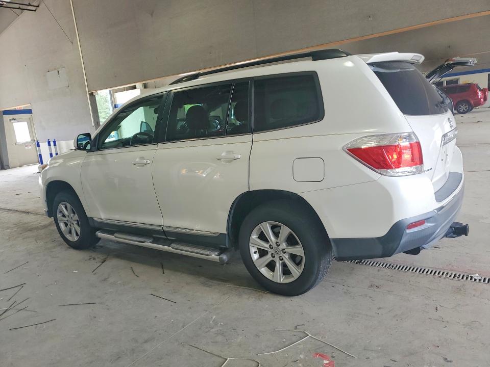 2012 Toyota Highlander VIN 5TDBK3EH8CS094519 COPART salvage auction — SIDE, Va - Cert Of Title - Salvage, sold $2,550 on 2026-07-31 (photo 2)