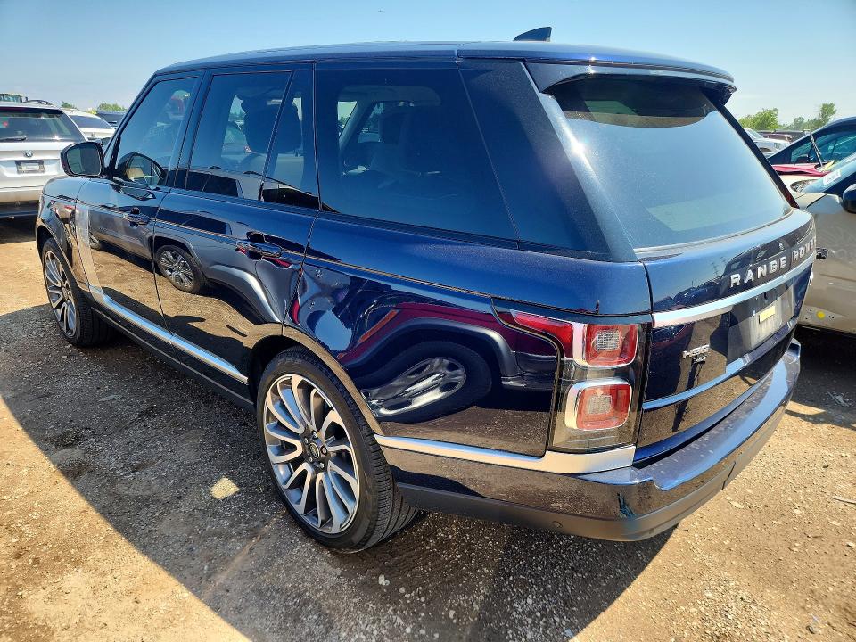 2022 Land rover RANGE ROVER VIN SALGS2RU9NA464151 COPART salvage auction — REAR END, Il - Salvage Certificate, sold $6,500 on 2026-07-28 (photo 2)