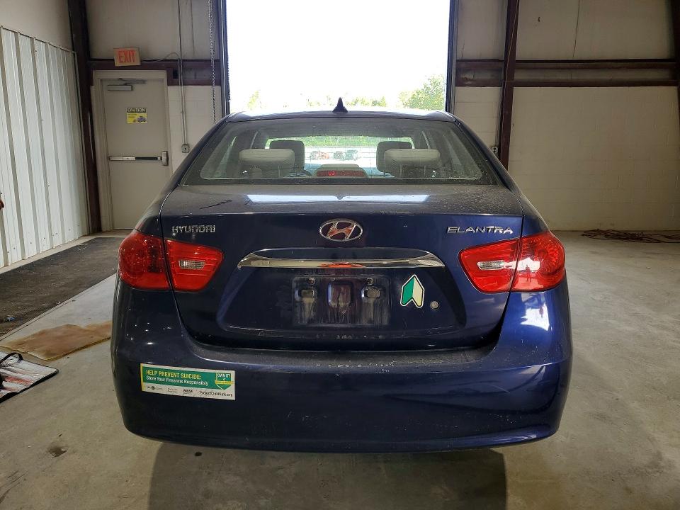 2010 Hyundai Elantra VIN KMHDU4ADXAU066270 COPART salvage auction — FRONT END, NY - MV-907A SALVAGE CERTIFICATE, sold $425 on 2026-07-20 (photo 6)