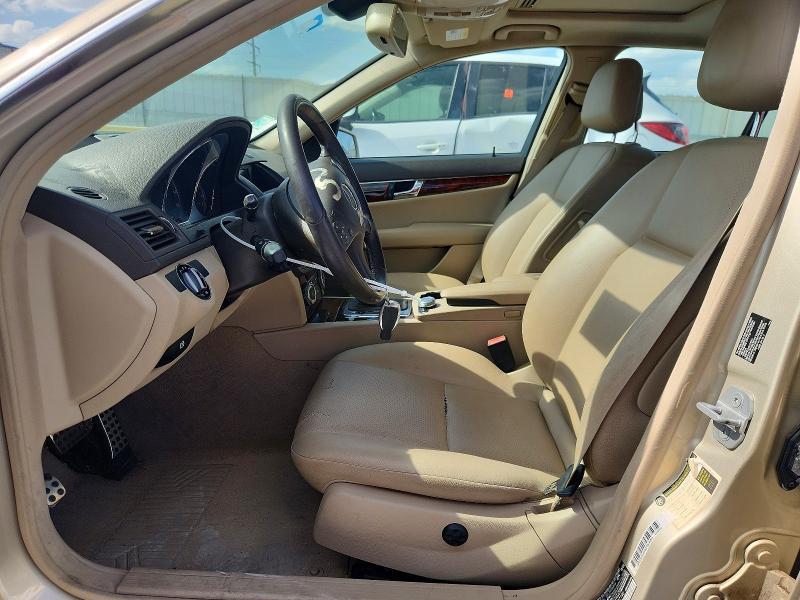 2010 Mercedes-benz C class VIN WDDGF5EB6AR107190 COPART salvage auction — FRONT END, Tx - Certificate Of Title, sold $150 on 2026-07-28 (photo 7)