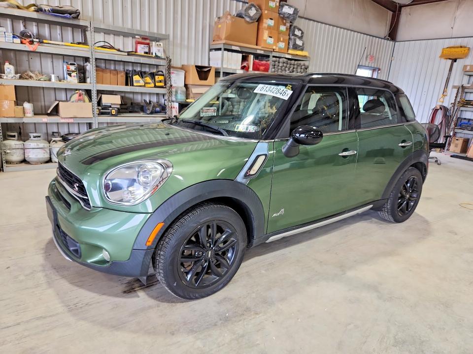 2016 Mini Cooper VIN WMWZC5C59GWU01490 COPART salvage auction — MINOR DENT/SCRATCHES, PA - CERT OF TITLE (P), sold $3,150 on 2026-07-24 (photo 1)