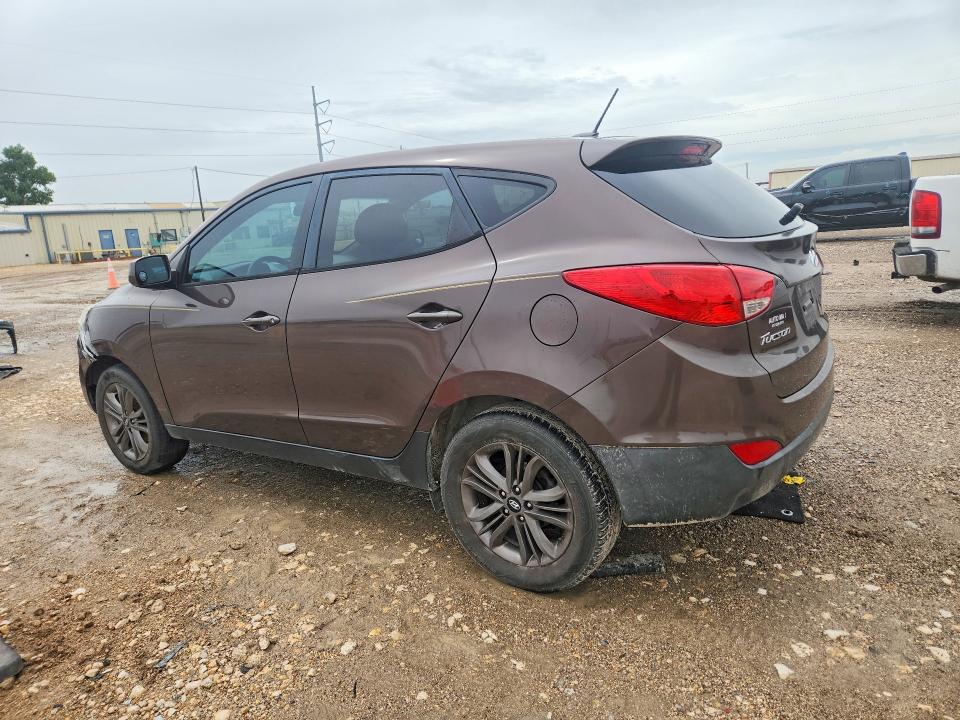 2015 Hyundai Tucson VIN KM8JT3AF2FU005553 COPART salvage auction — FRONT END, Tx - Certificate Of Title (P), sold $1,200 on 2026-07-29 (photo 2)