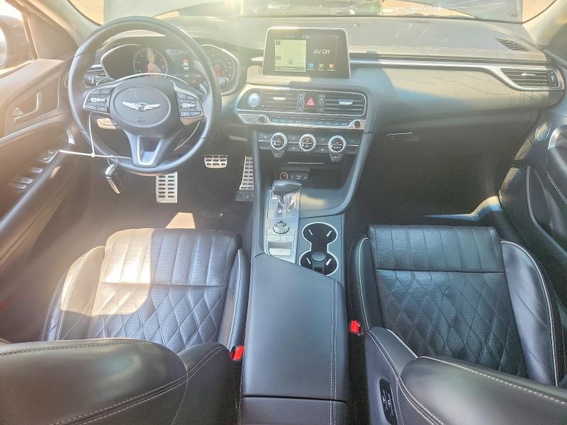 2020 Genesis G70 VIN KMTG34LE9LU056666 COPART salvage auction — ROOF, Il - Salvage Certificate, sold $5,700 on 2026-08-29 (photo 8)