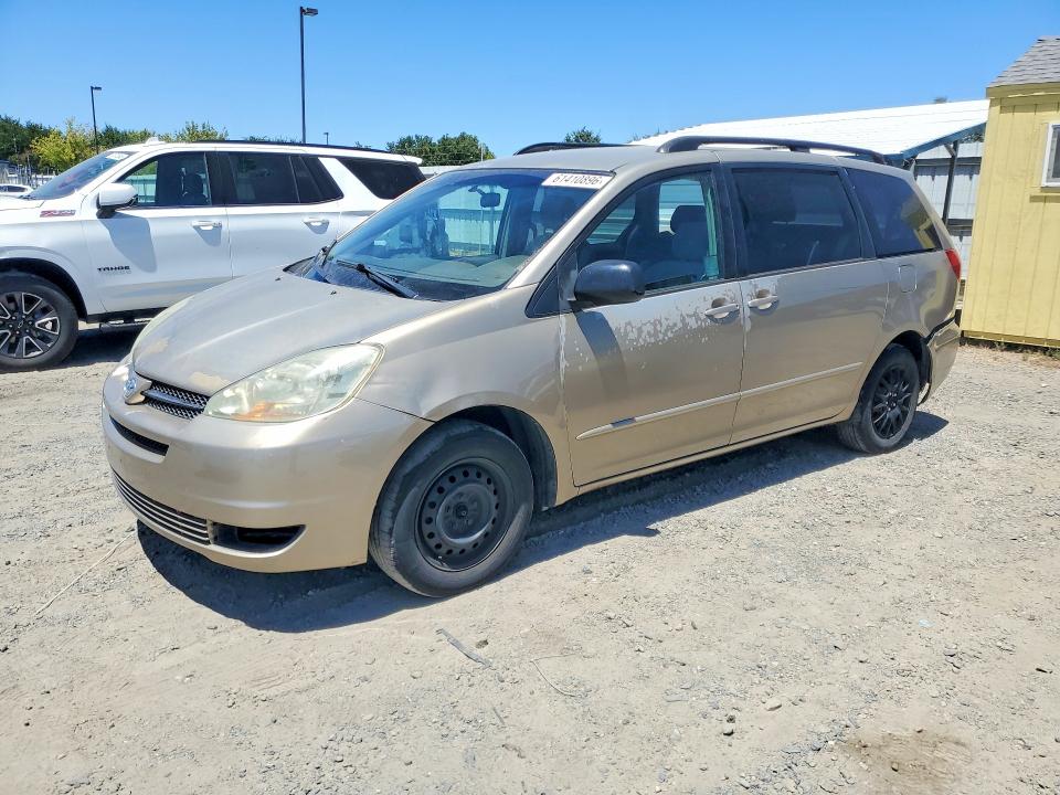 2004 Toyota Sienna VIN 5TDZA23C24S106636 COPART salvage auction — REAR END, CA - SALVAGE CERTIFICATE, sold $400 on 2026-07-28 (photo 1)