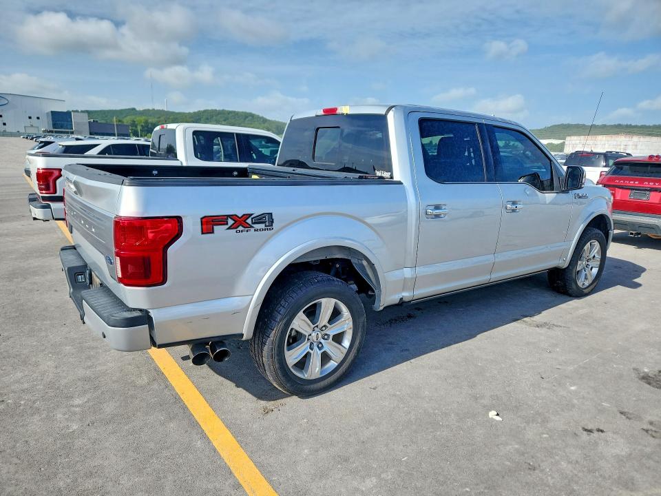 2018 Ford F-150 VIN 1FTEW1E59JFE67494 COPART salvage auction — HAIL, Ok - Cert Of Title-Salvage, sold $15,200 on 2026-07-31 (photo 3)
