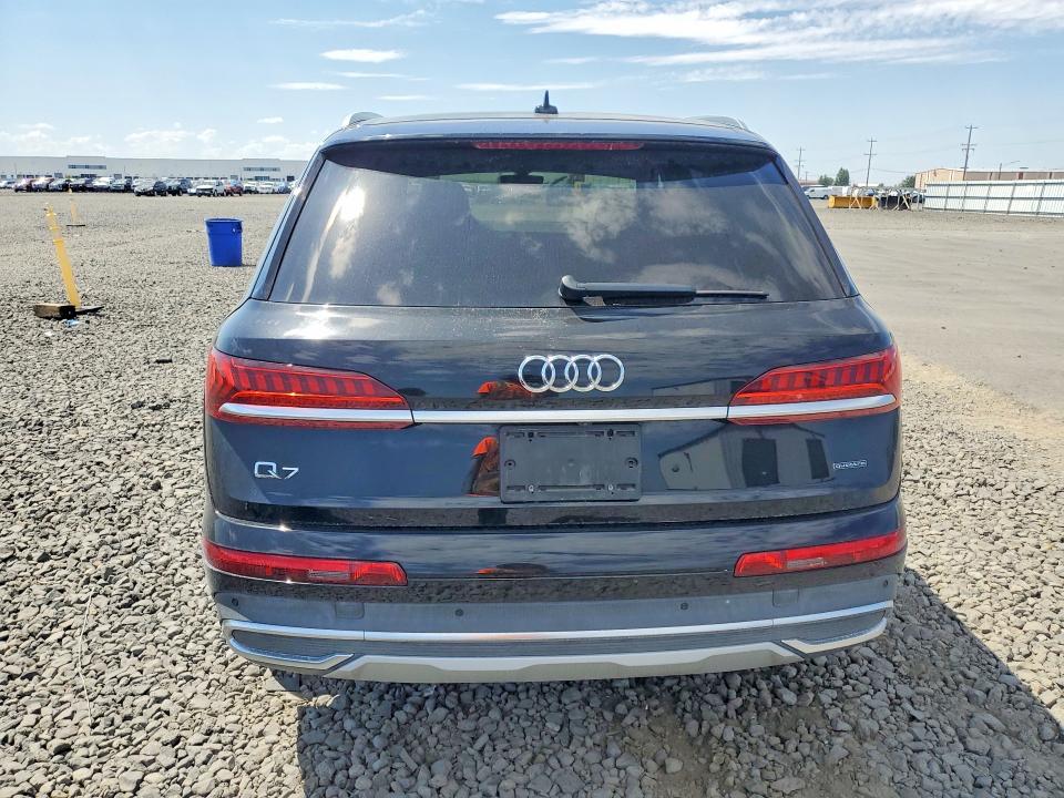 2021 Audi Q7 VIN WA1LXAF78MD021383 COPART salvage auction — NORMAL WEAR, Id - Certificate Of Title, sold $14,400 on 2026-07-22 (photo 6)
