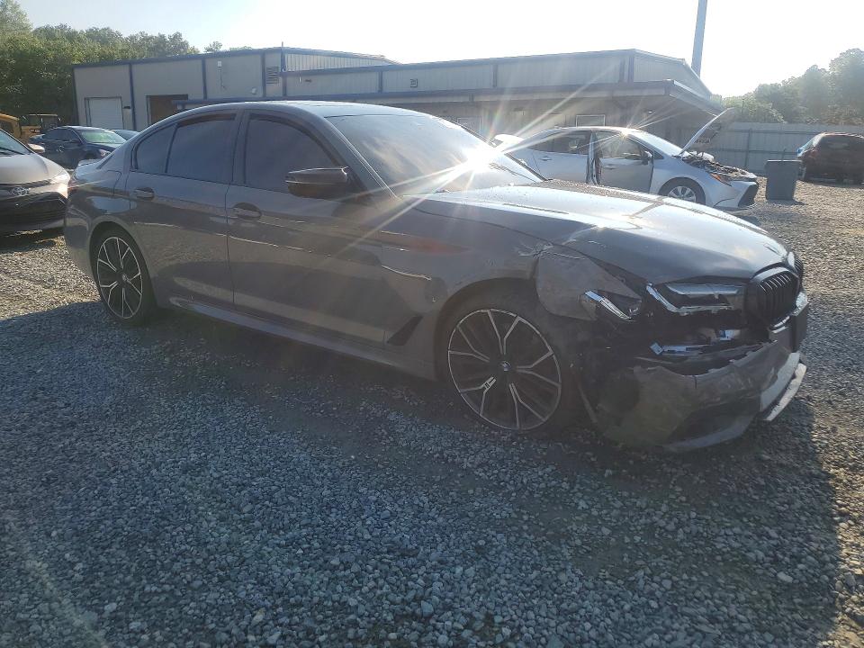 2021 BMW 5er VIN WBA53BJ01MCF53722 COPART salvage auction — FRONT END, Nc - Salvage Certificate Of Title, sold $22,800 on 2026-08-06 (photo 4)