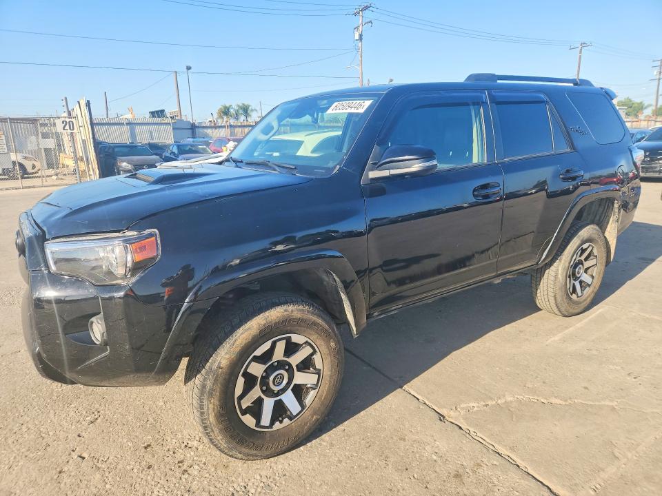 2023 Toyota 4runner VIN JTERU5JR9P6127581 COPART salvage auction — REAR END, CA - SALVAGE CERTIFICATE, sold $17,500 on 2026-07-15 (photo 1)