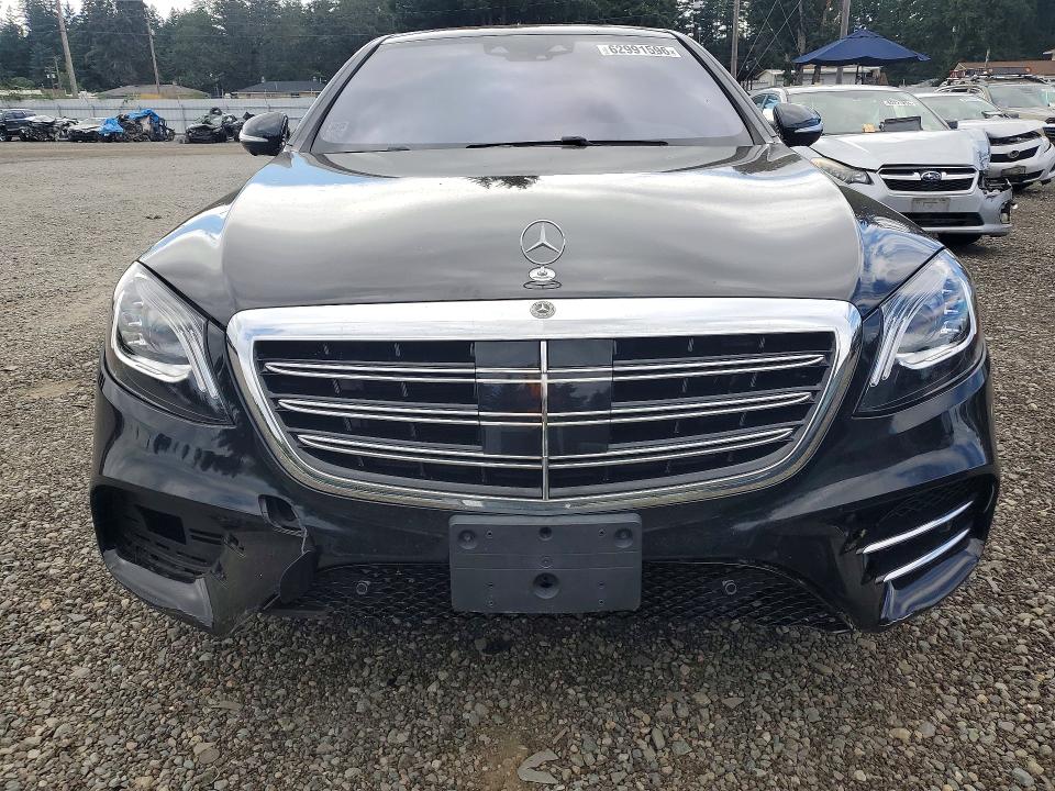 2020 Mercedes-benz S-klasse VIN WDDUG6EB9LA511284 COPART salvage auction — FRONT END, WA - VEHICLE CERT OF OWNERSHIP-TITL, sold $15,800 on 2026-07-31 (photo 5)