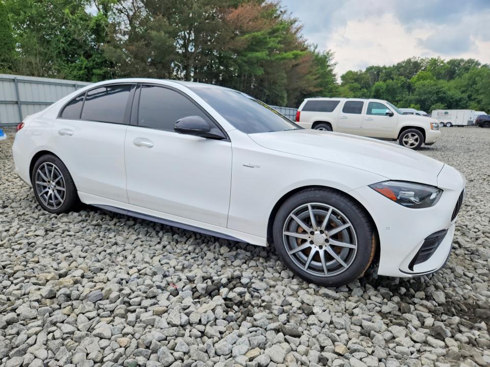 2023 Mercedes-benz C-klasse amg VIN W1KAF8HB2PR100166 COPART salvage auction — WATER/FLOOD, Nj - Cert Of Title-Salvage Flood, sold $20,900 on 2026-08-24 (photo 4)