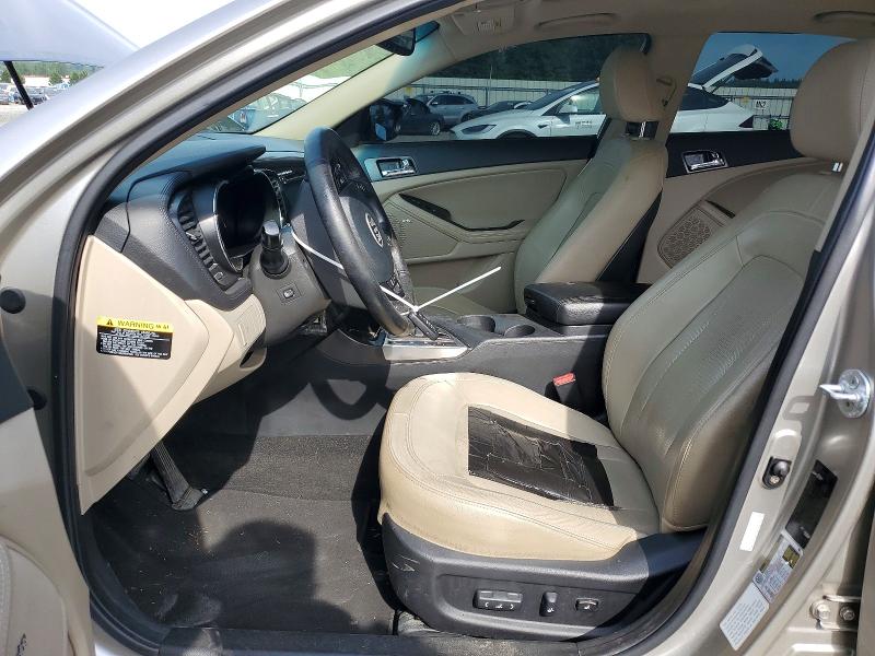 2012 Kia Optima hybrid VIN KNAGM4AD8C5030718 COPART salvage auction — WATER/FLOOD, WA - VEHICLE CERT OF OWNERSHIP-TITL, sold $225 on 2026-07-27 (photo 7)