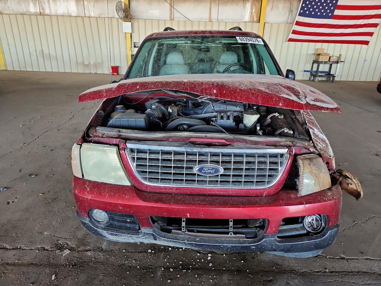 2004 Ford Explorer VIN 1FMZU63E14ZB38942 COPART salvage auction — Front End, AZ - CERTIFICATE OF TITLE, sold $475 on 2026-09-14 (photo 5)