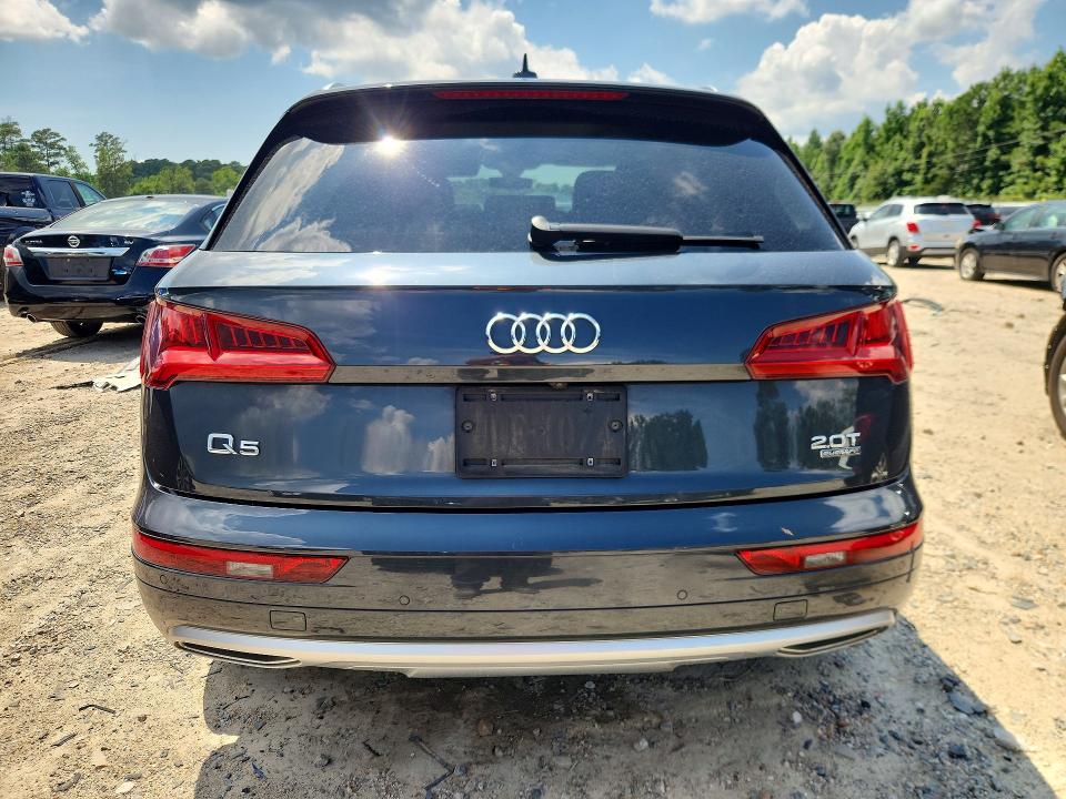 2018 Audi Q5 VIN WA1BNAFY9J2243111 COPART salvage auction — WATER/FLOOD, Va - Cert Of Title-Salvage Water, sold $125 on 2026-07-21 (photo 6)