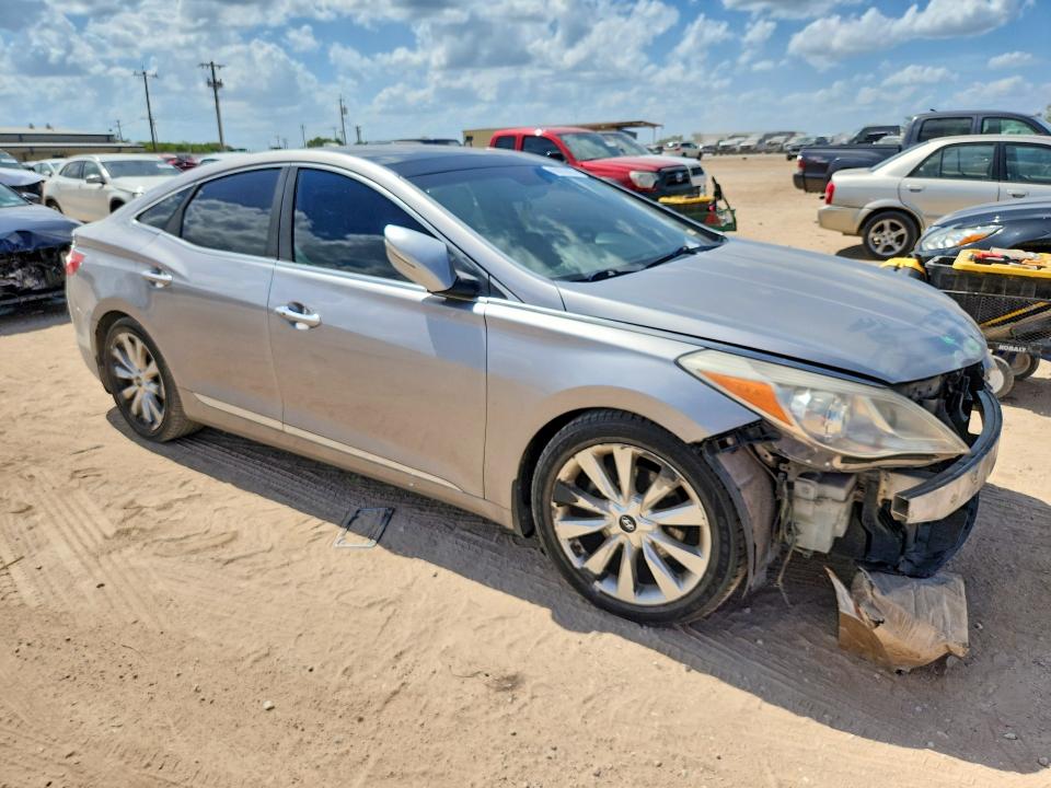2012 Hyundai Azera VIN KMHFH4JG1CA189726 COPART salvage auction — FRONT END, TX - SALVAGE VEHICLE TITLE, sold $10 on 2026-07-30 (photo 4)