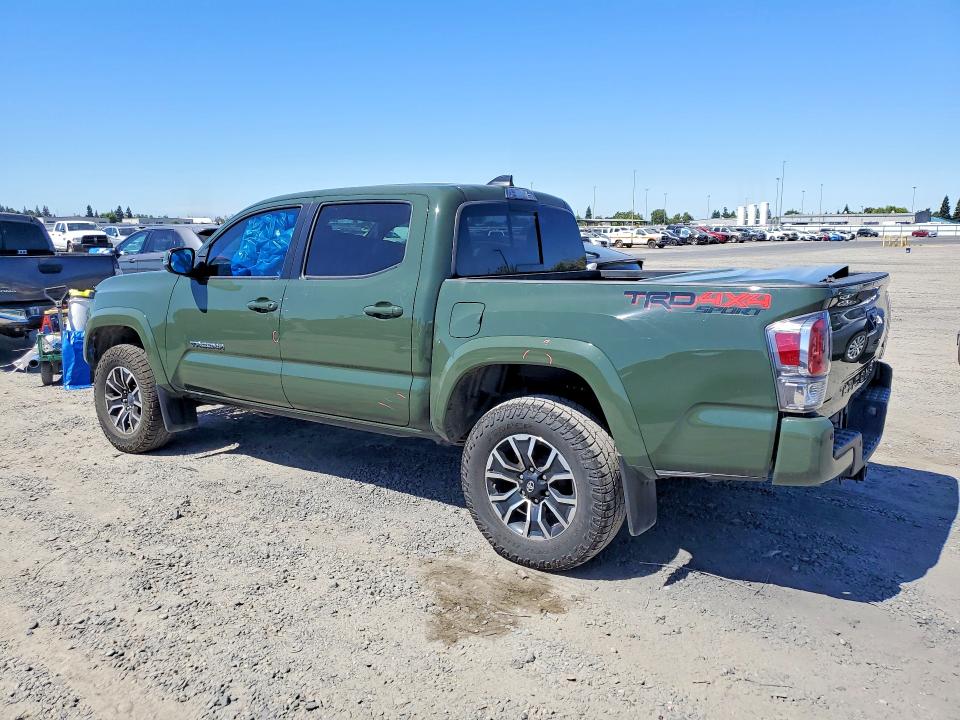 2022 Toyota Tacoma VIN 3TMCZ5AN9NM456352 COPART salvage auction — FRONT END, Ca - Salvage Certificate, sold $7,700 on 2026-07-30 (photo 2)