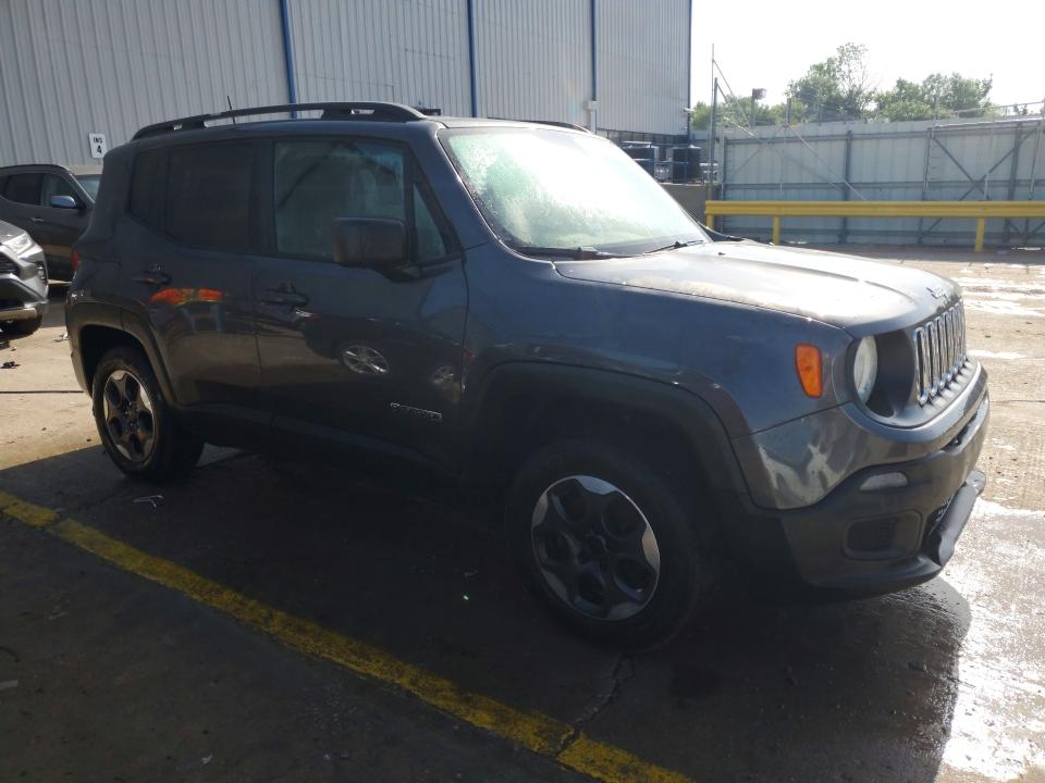 2018 Jeep Renegade VIN ZACCJBAB8JPH18414 COPART salvage auction — WATER/FLOOD, KY - BILL OF SALE/PART ONLY/NO TITL, sold $950 on 2026-08-12 (photo 4)