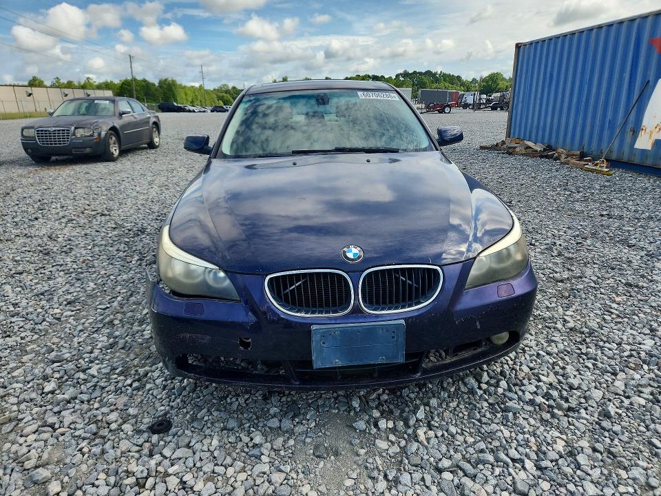 2004 BMW 5 series VIN WBANA73564B062853 COPART salvage auction — FRONT END, Ga - Certificate Of Title, sold $200 on 2026-08-04 (photo 5)