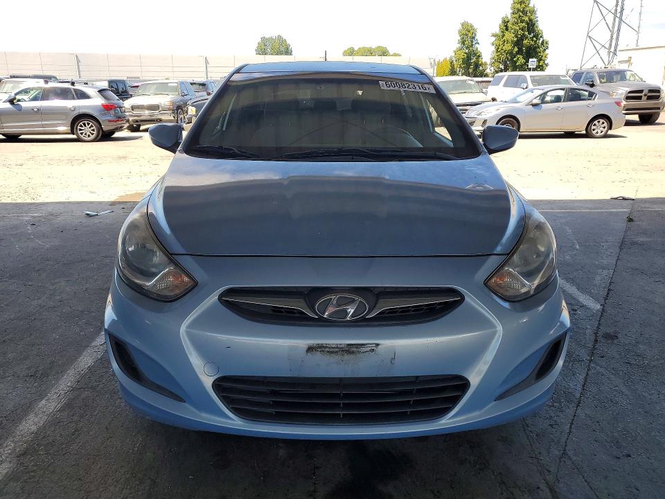 2014 Hyundai Accent VIN KMHCT5AE0EU164548 COPART salvage auction — VANDALISM, Ca - Salvage Certificate, sold $2,250 on 2026-07-14 (photo 5)