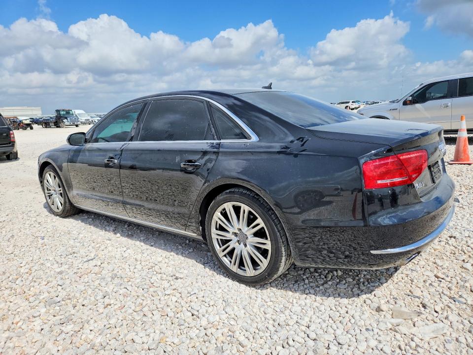2014 Audi A8 VIN WAURMAFD0EN006478 COPART salvage auction — REAR END, Tx - Salvage Vehicle Title, sold $6,200 on 2026-07-09 (photo 2)