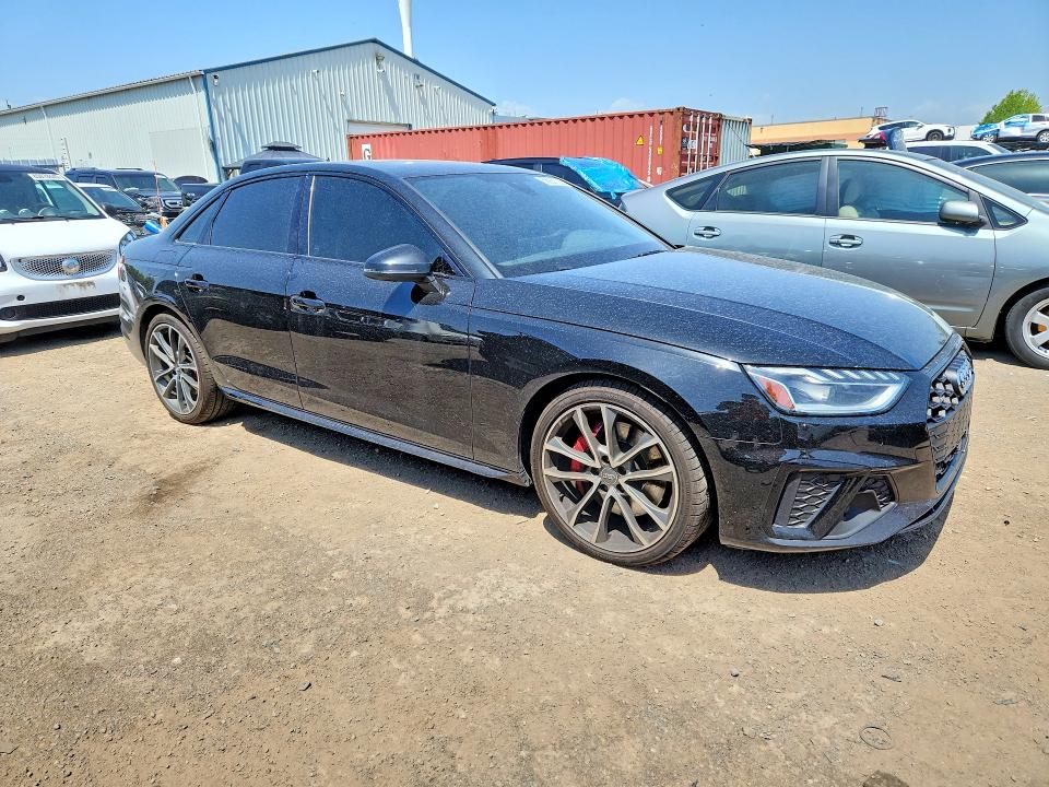 2020 Audi S4 VIN WAUC4AF43LA051330 COPART salvage auction — SIDE, On - Permit No Brand - Unfit, sold $17,250 on 2026-08-11 (photo 4)