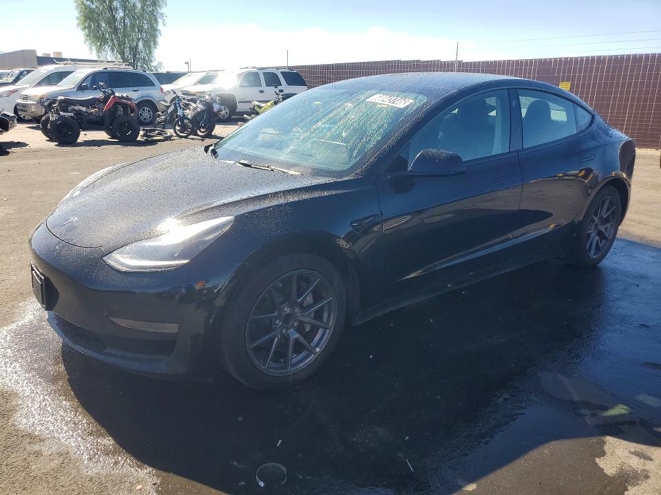 2022 Tesla Model 3 VIN 5YJ3E1EA0NF287581 COPART salvage auction — MECHANICAL, NV - CERTIFICATE OF TITLE, sold $4,750 on 2026-07-15 (photo 1)