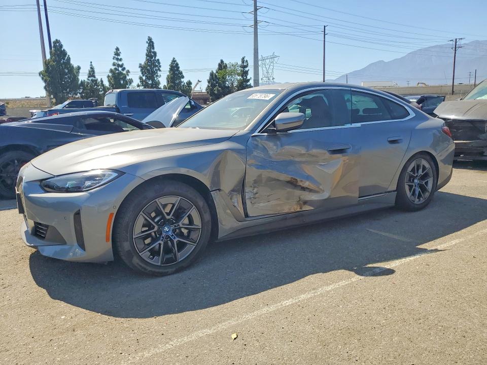 2024 BMW I4 VIN WBY43AW00RFS09950 COPART salvage auction — SIDE, Ca - Salvage Certificate, sold $250 on 2026-07-28 (photo 1)