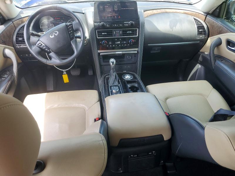 2022 Infiniti Qx80 VIN JN8AZ2AF7N9740502 COPART salvage auction — FRONT END, Salvage Title, sold $12,700 on 2026-08-20 (photo 8)