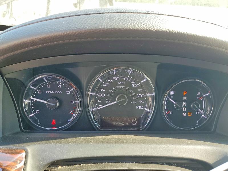 2012 Lincoln Mks VIN 1LNHL9FT9CG803459 COPART salvage auction — REAR END, Mi - Certificate Of Title, sold $650 on 2026-07-22 (photo 9)