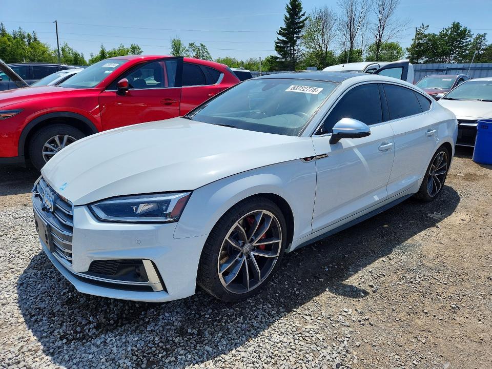 2018 Audi S5 VIN WAUC4CF5XJA077974 — COPART salvage auction photo