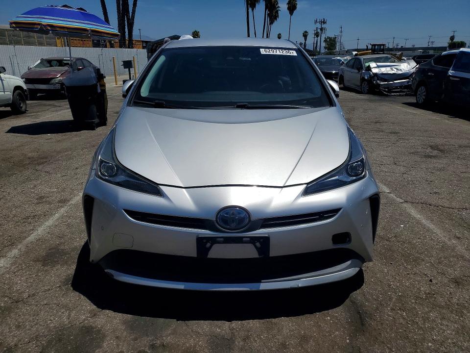 2019 Toyota Prius VIN JTDKARFU8K3070173 COPART salvage auction — SIDE, CA - SALVAGE CERTIFICATE, sold $5,100 on 2026-07-31 (photo 5)