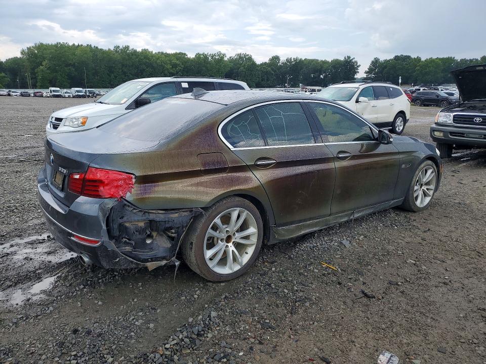 2016 BMW 5 series VIN WBA5B1C58GG552938 COPART salvage auction — BURN, AR - CERT OF TITLE-SALVAGE, sold $60 on 2026-08-17 (photo 3)