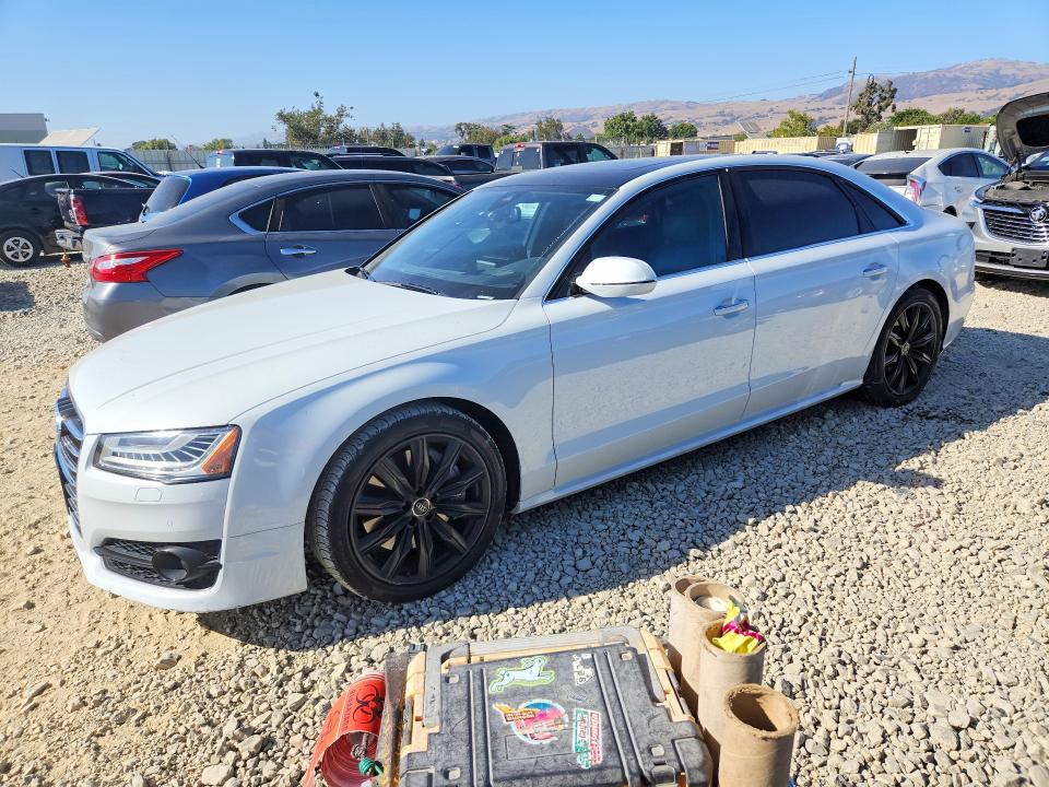 2017 Audi A8 VIN WAU44AFD4HN014839 — COPART salvage auction photo